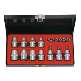 Rico 1/2 ve 1/4 18 Parça Torx Uçlu Lokma Takımı