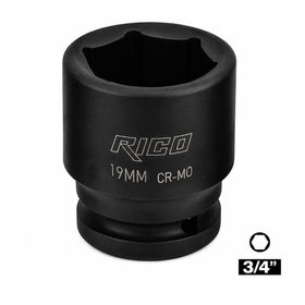 Rico 3/4 19 mm Altı Köşe Havalı Lokma