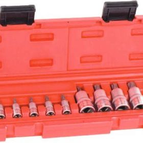 Rico 5 Köşe 11 Parça 1/4 - 1/2 Torx Lokma Seti