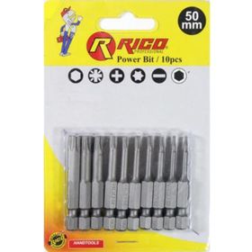 Rico 50 mm Torx Bits 10 Parça Uç Seti