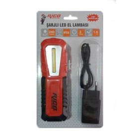 Rico RC0037 Usb Şarjlı Led El Lambası Mıknatıslı
