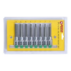 Rico RC1161 8 Parça 1/2” Allen Uzun Lokma Seti
