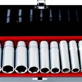 Rico RC1212SD 1/2 inç 12PCS 6 Köşe Uzun Lokma Seti Takımı