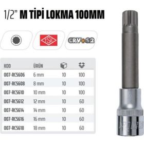 Rico RC5616 100 mm 16 mm M Tipi Lokma