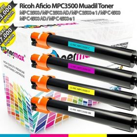Ricoh Aficio MPC4500SPF Muadil Toner Set