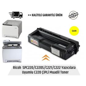 Ricoh SP-C220 Sarı Muadil Toner