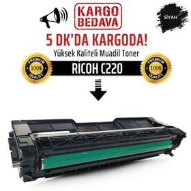 Ricoh SP C220 SP C220 Siyah SP C221 SP C220 SP C240 Muadil Toner