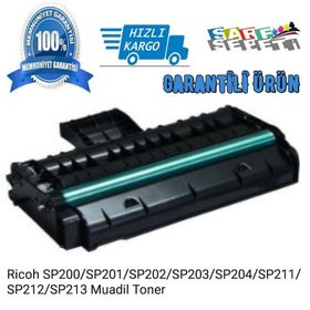 Ricoh SP200 SP200 SP201 SP203 SP202 SP204 SP211 SP212 SP213 SP220 Muadil Toner