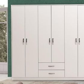 Ricon 6 Kapılı 2 Çekmeceli Gardırop
