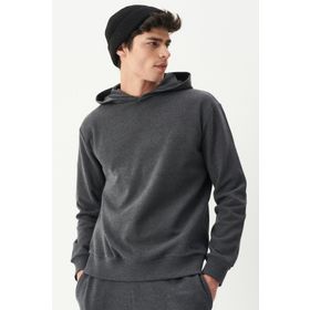 Riders By Lee L222684-003 Kapüşonlu Regular Fit Gri Erkek Sweatshirt