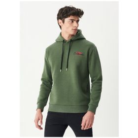 Riders By Lee L222695-801 Kapüşonlu Regular Fit Haki Erkek Sweatshirt