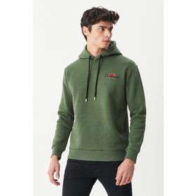 Riders By Lee L222695-801 Kapüşonlu Regular Fit Haki Erkek Sweatshirt