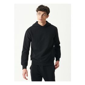 Riders By Lee L222710-001 Kapüşonlu Regular Fit Siyah Erkek Sweatshirt