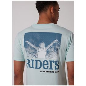 Riders By Lee L231712303 Bisiklet Yaka Su Yeşili Erkek T-shirt