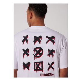 Riders By Lee L231715100 Bisiklet Yaka Beyaz Erkek T-Shirt