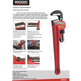 RIDGID 31025 Boru Anahtarı