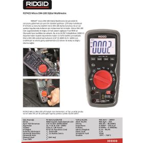RIDGID Micro DM-100 Dijital Multimetre
