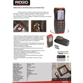 RIDGID Micro LM-400 Lazer Mesafe Ölçer