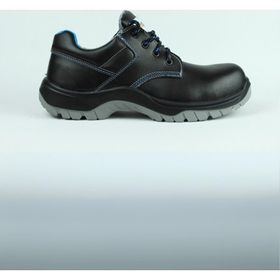 Rigel Brenta M-090 Düz Deri Kompozit S2 Siyah İş Güvenliği Ayakkabısı