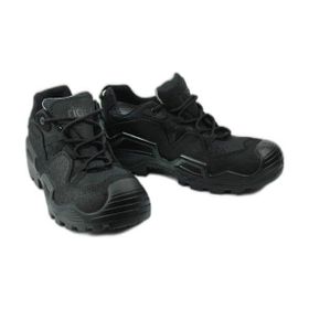 Rigel Work Shoes Pro Low Waterproof 024-Siyah Askeri Polis Tactical Outdoor Trekking Ayakkabı