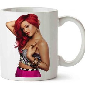 Rihanna İki Tarafı Baskılı Kupa
