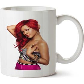 Rihanna İki Tarafı Baskılı Kupa