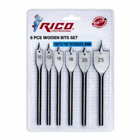 RİKO 6 Parça Yaprak Matkap Ucu Takımı