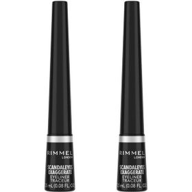 Rimmel London Exaggerate No:001 Siyah x2 Eyeliner