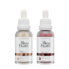 Rimu Health Products 30 + 30 ml Canlandırıcı Cilt Tonu Eşitleyici ve Koyu Leke Önlemeyi Hedef Alan Bakım Seti