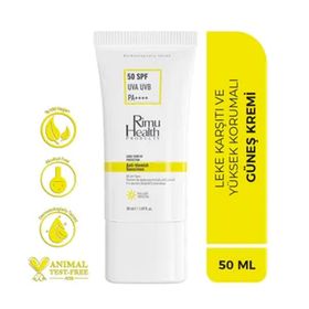 Rimu Health Products Lekeli Ciltler için Spf50 50 ml Güneş Kremi
