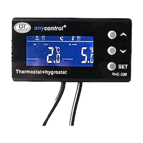 Ringder K139.005 Siyah Nem ve Sıcaklık Termostatı
