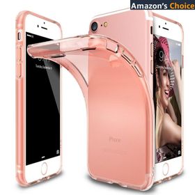 Ringke Air iPhone 7 Rose Gold Ultra Hafif Esnek İnce Renkli Transparan Kılıf