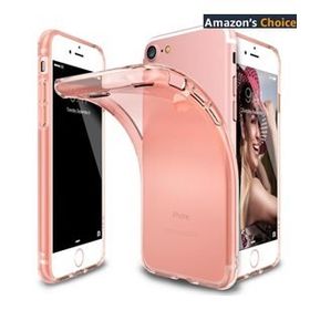 Ringke Air iPhone 7 Rose Gold Ultra Hafif Esnek İnce Renkli Transparan Kılıf