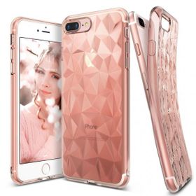 Ringke Air iPhone 7 Rose Gold Ultra Hafif Esnek İnce Renkli Transparan Kılıf