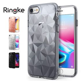 Ringke Air Prism 3D Elmas Yansıması iPhone 7 Smoke Black Ultra Hafif Esnek İnçe Renkli Transparan Silver Kılıf