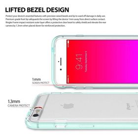 Ringke Frame Frost 6-6 Çerçeveli Bumper Pink Extra Tam Koruma Pembe Kılıf