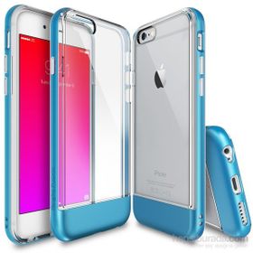 Ringke Frame iPhone 6-6 Çerçeveli Bumper Ocean Blue Extra Tam Koruma Kılıf