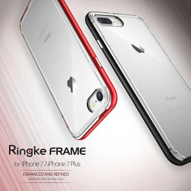 Ringke Frame iPhone 7 Çerçeveli Bumper Blaze Red Extra Tam Koruma Kırmızı Kılıf
