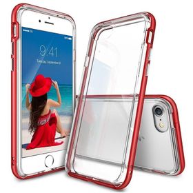 Ringke Frame iPhone 7 Çerçeveli Bumper Blaze Red Extra Tam Koruma Kırmızı Kılıf