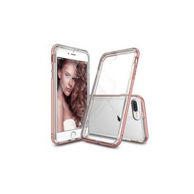 Ringke Frame iPhone 7 Çerçeveli Bumper Rose Gold Extra Tam Koruma Kılıf