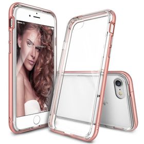 Ringke Frame iPhone 7 Çerçeveli Bumper Rose Gold Extra Tam Koruma Kılıf