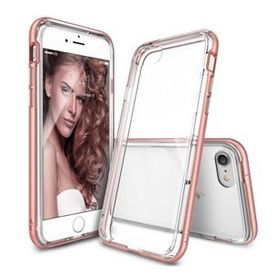 Ringke Frame iPhone 7 Çerçeveli Bumper Rose Gold Extra Tam Koruma Kılıf