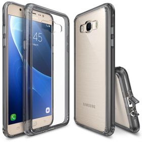 Ringke Fusion Galaxy J7 2016 Smoke Black Extra Darbe Emici Kılıf