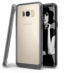 Ringke Fusion Galaxy S8 Smoke Black Extra Darbe Emici Kılıf