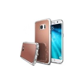 Ringke Mirror Fusion Galaxy S7 Aynalı Rose Gold Extra Darbe Emici Kılıf
