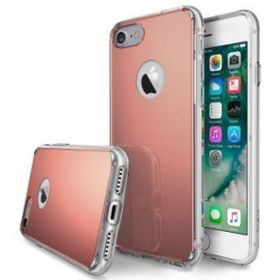 Ringke Mirror Fusion iPhone 7 Aynalı Rose Gold Extra Darbe Emici Kılıf
