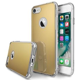 Ringke Mirror Fusion iPhone 7 Aynalı Royal Gold Extra Darbe Emici Kılıf
