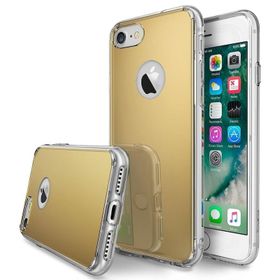 Ringke Mirror Fusion iPhone 7 Aynalı Royal Gold Extra Darbe Emici Kılıf