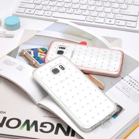 Ringke Noble Fusion Galaxy S7 Edge Taşlı Extra Darbe Emici Snow Clear Şeffaf Kılıf