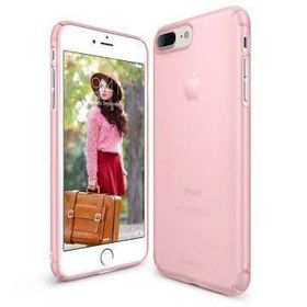 Ringke Slim Frost iPhone 7 Plus Black 4 Tarafı Saran Tam Koruma İnce Buzlu Şeffaf Kılıf